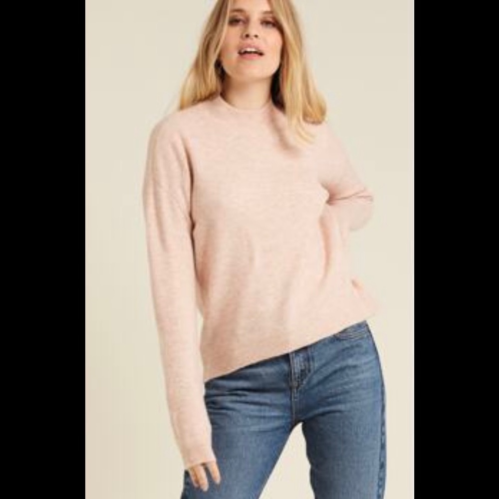 Fat Face Leah Jumper Powder Pink Sweater